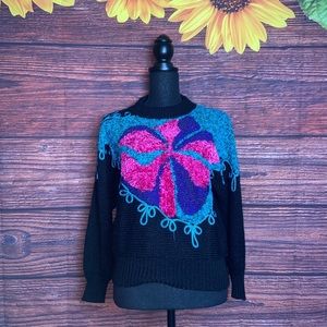 VNTG 80s Super Cute Joeclyn smith knitted Sweater